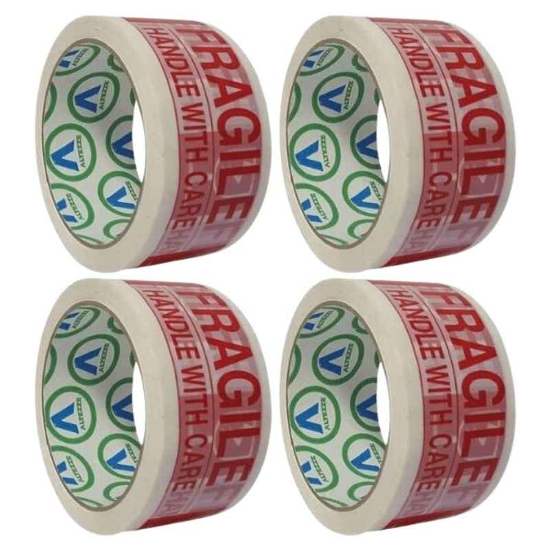 Altezze – Fragile Tape (Handle with Care) 50m – Pack of 12