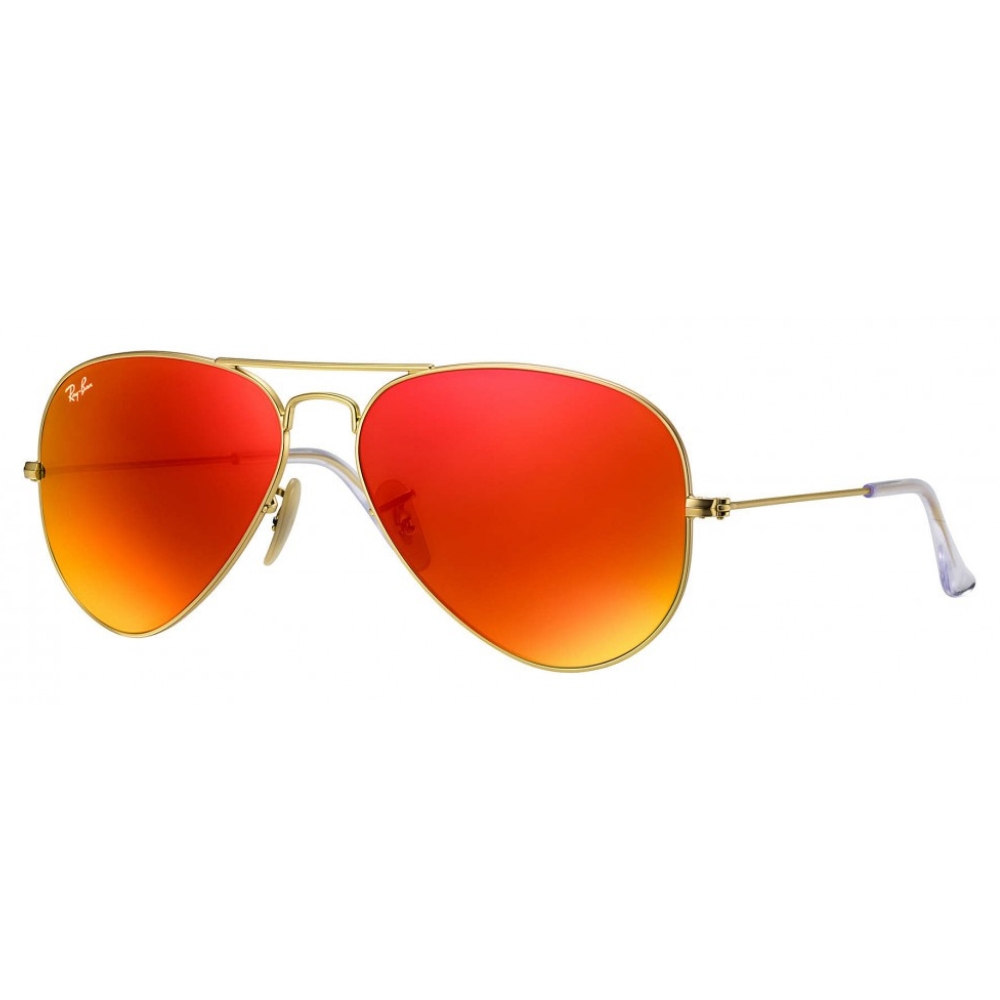 Ray-Ban – RB3025 112/69 – Aviator – Gold – Orange Flash Lenses – Sunglass