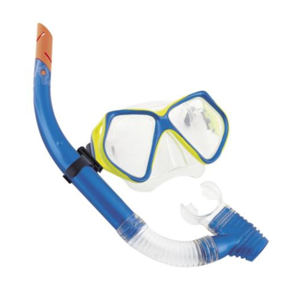 Bestway – Ocean Diver Mask & Snorkel Set – Blue and Lime – 14yrs+