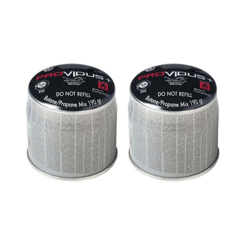Providus – Gas Cartridge 190g Propane/Butane – Pack of 2