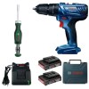 Bosch – GSB 180-LI Cordless Impact Drill with Ratchet Screwdriver/12Bits Bosch – GSB 180-LI Cordless Impact Drill with Ratchet Screwdriver/12Bits