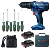 Bosch – GSB 180-LI Cordless 18v Impact Drill with Screwdriver Set – 6Pc Bosch – GSB 180-LI Cordless 18v Impact Drill with Screwdriver Set – 6Pc