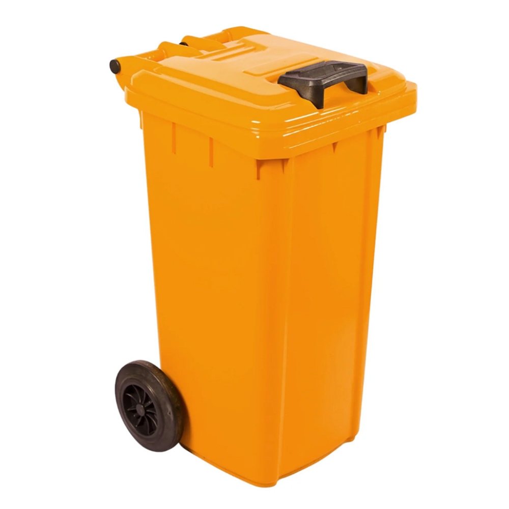 Toolhome – 80L Wheelie Bin – Orange
