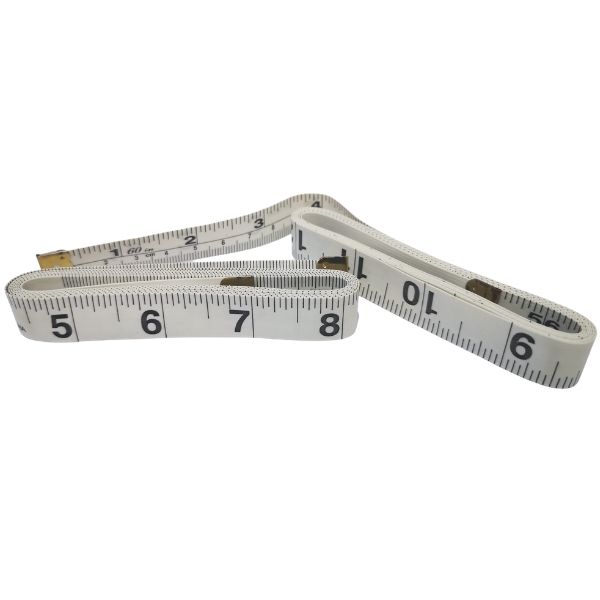 SourceDirect – Haberdashery Measuring Tape 150 cm – (Bulk of 12) – White