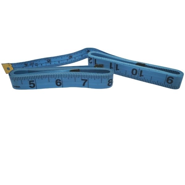 SourceDirect – Haberdashery Measuring Tape 150 cm – (Bulk of 12) – Blue