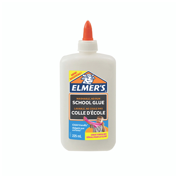 Elmers White Liquid School Bottle Glue Perfect For Slime – 225ml – 5 Pack
