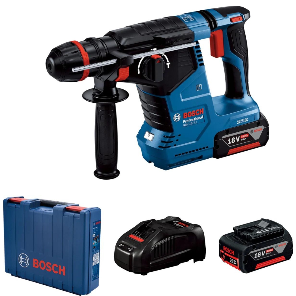 Bosch – Professional Cordless Rotary Hammer (GBH 187-LI)