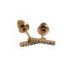 NuLuDa Jewellery- Diamante Bar Studs Earrings – Gold Plated NuLuDa Jewellery- Diamante Bar Studs Earrings – Gold Plated