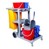 Parrot Products Multipurpose Service Trolley With Dual 50L Bucket Parrot Products Multipurpose Service Trolley With Dual 50L Bucket