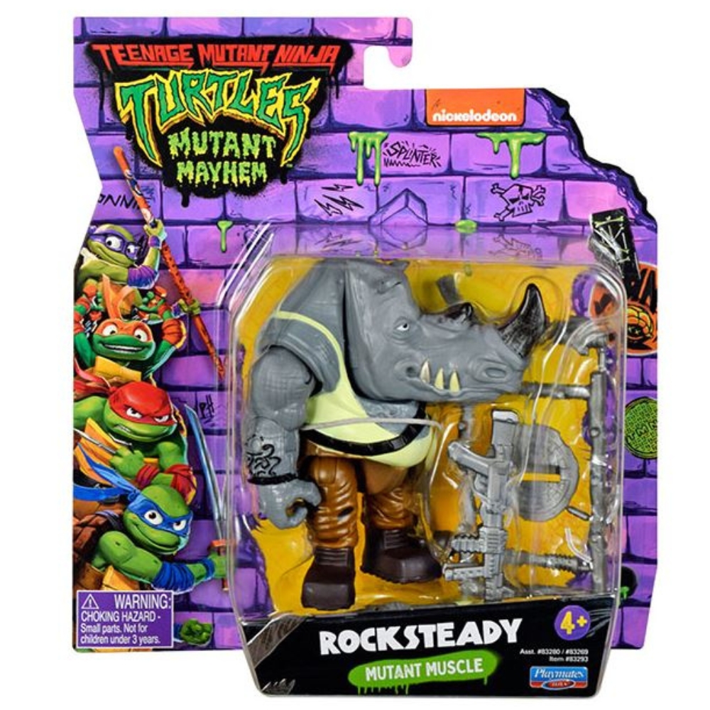 TMNT Movie Basic Figures – Brothers & Aliens – Rocksteady