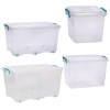 ToolHome – Clear Clip & Lock Storage Boxes – 8.5L – 21L – 50L – 80L ToolHome – Clear Clip & Lock Storage Boxes – 8.5L – 21L – 50L – 80L
