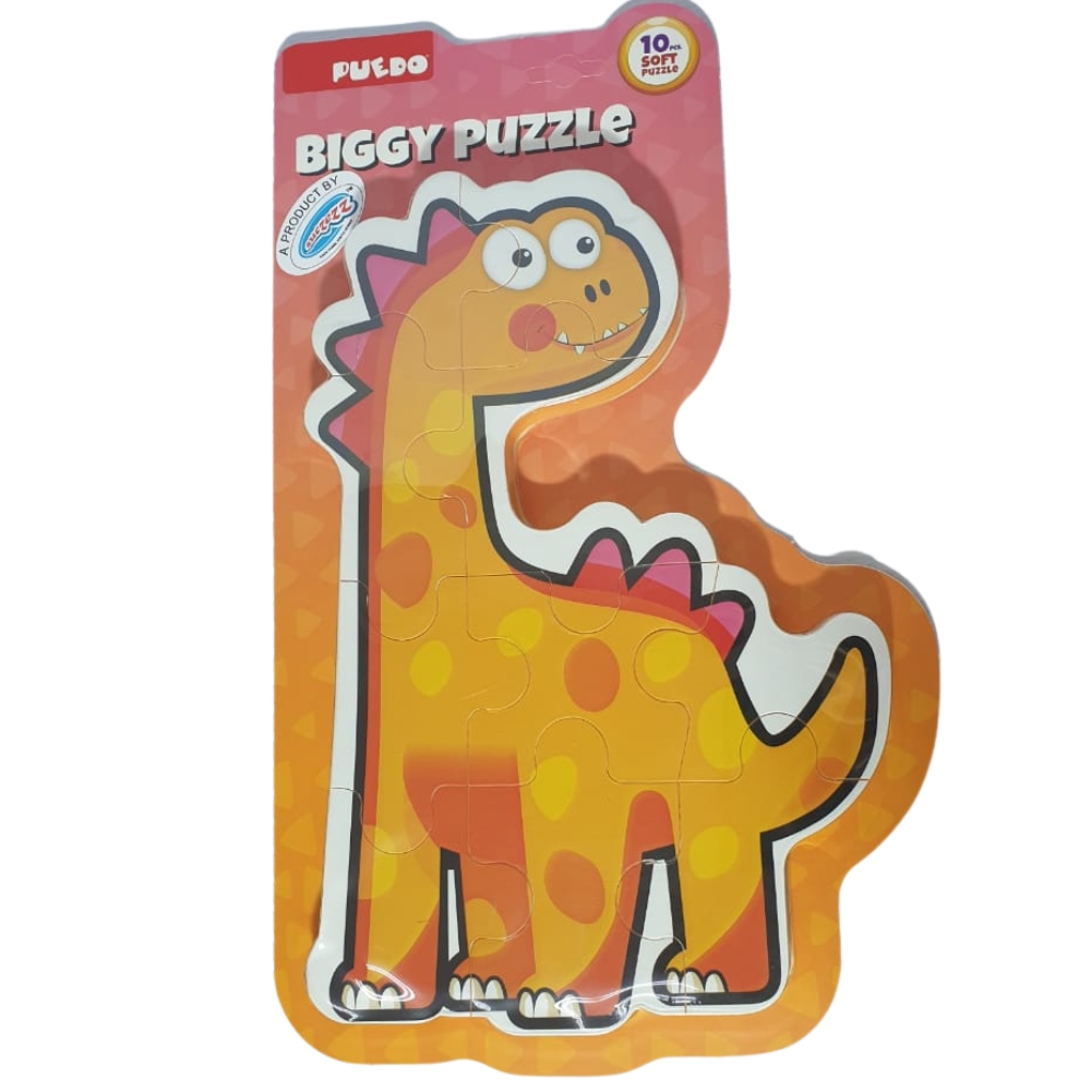 Puedo – Biggy Puzzle (10 Piece) Soft Orange Puzzle