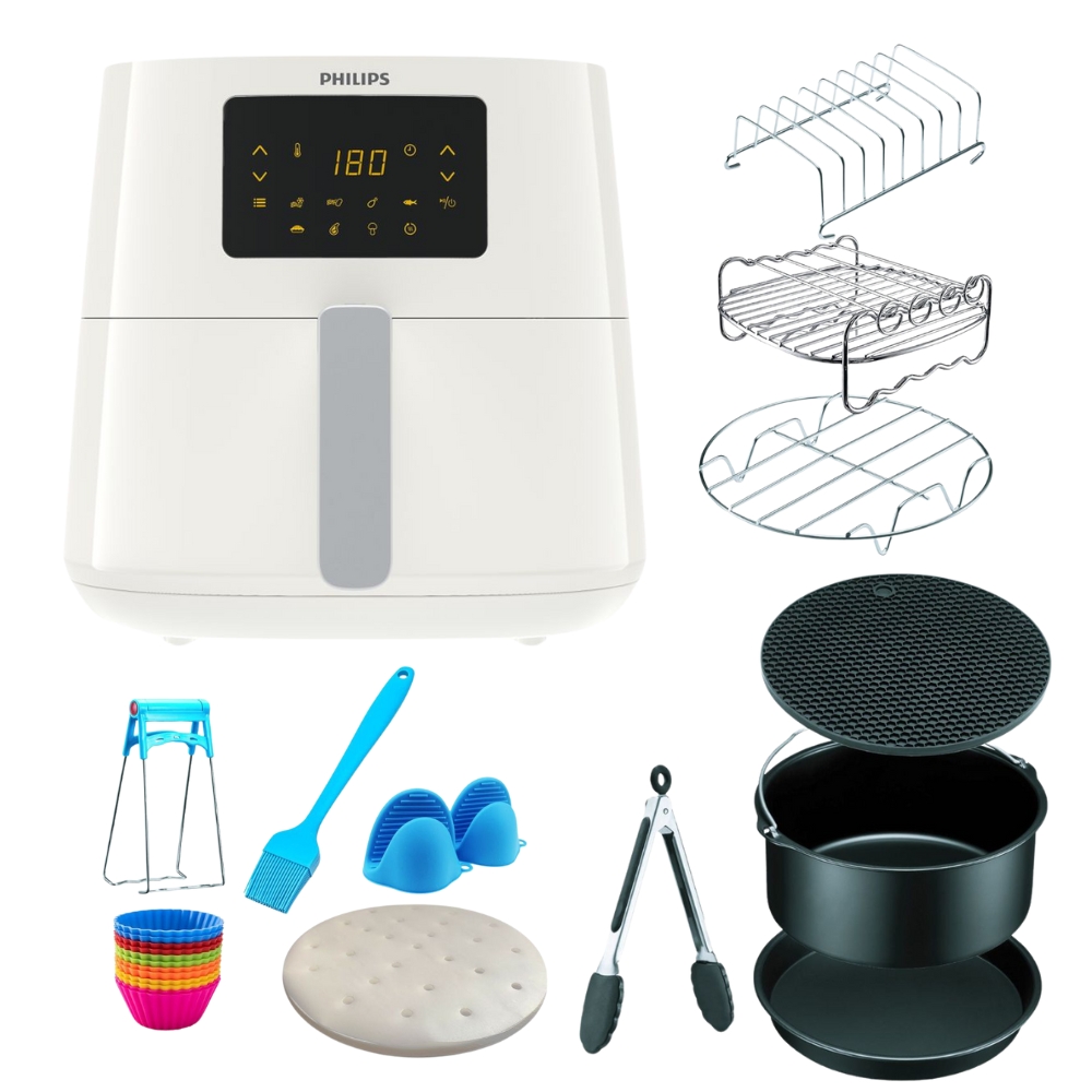 Philips 3000 Series (6.2L) XL Airfryer with Air fryer accessories Set