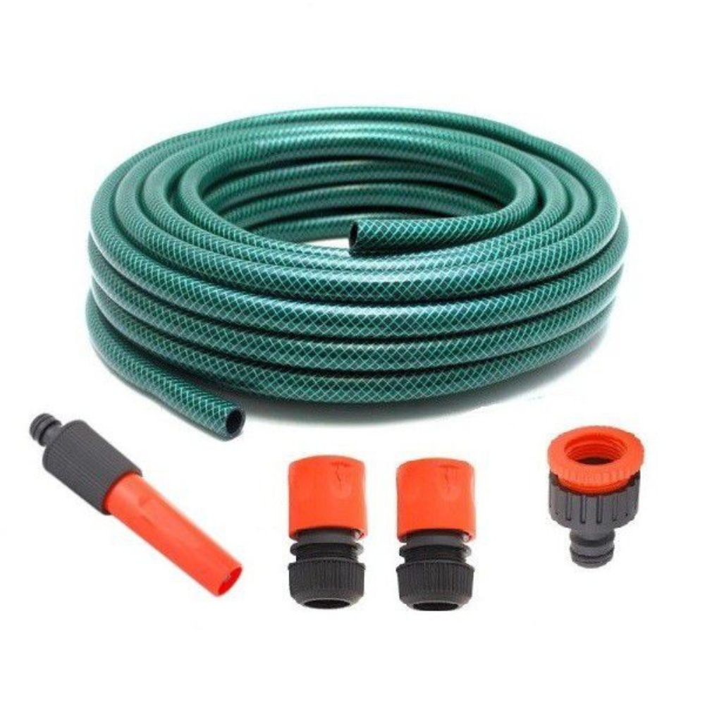 Qualitools – Hose pipe 12mmx15m with Fittings