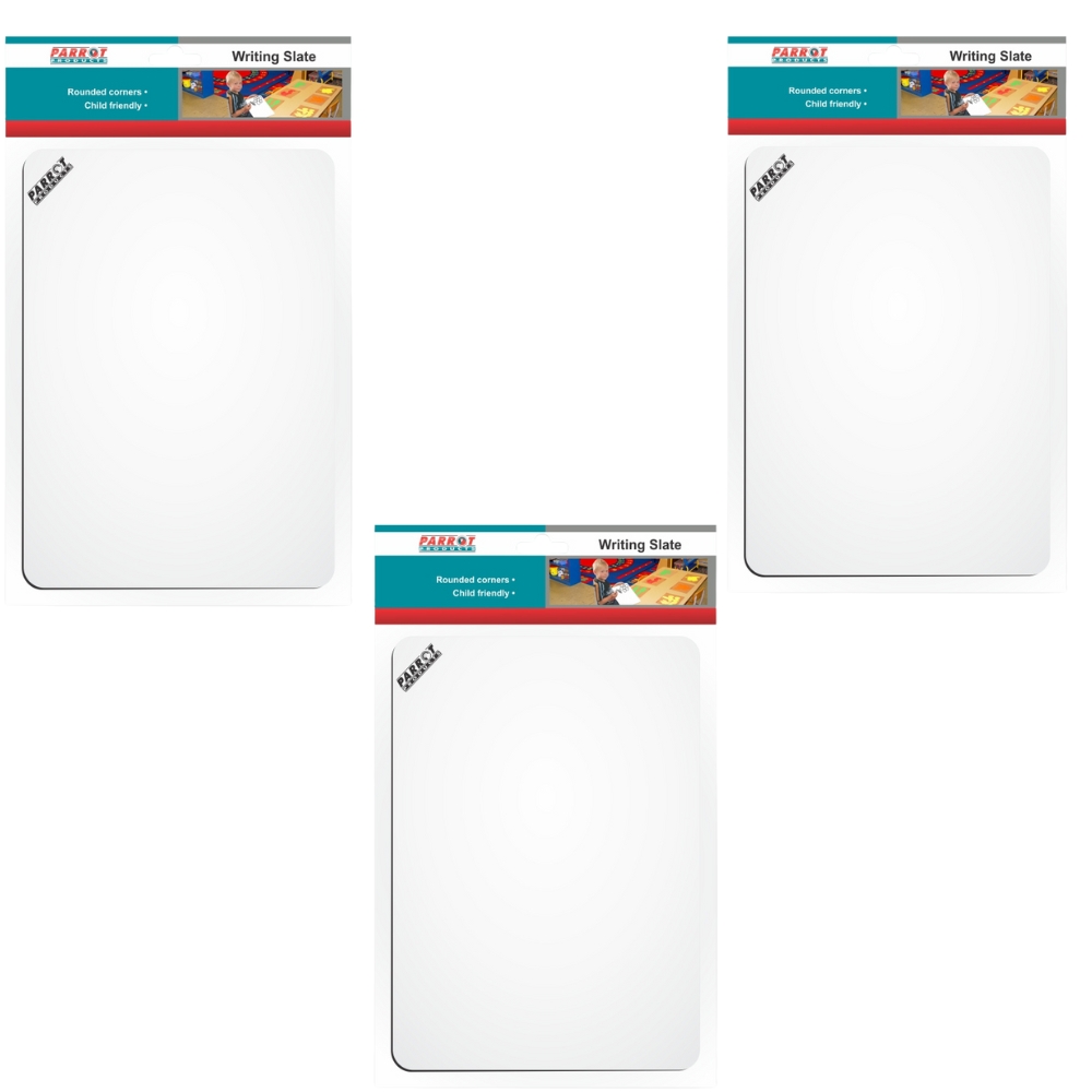 Parrot – Writing Slate A4 Markerboard – 297 x 210mm – Pack of 3