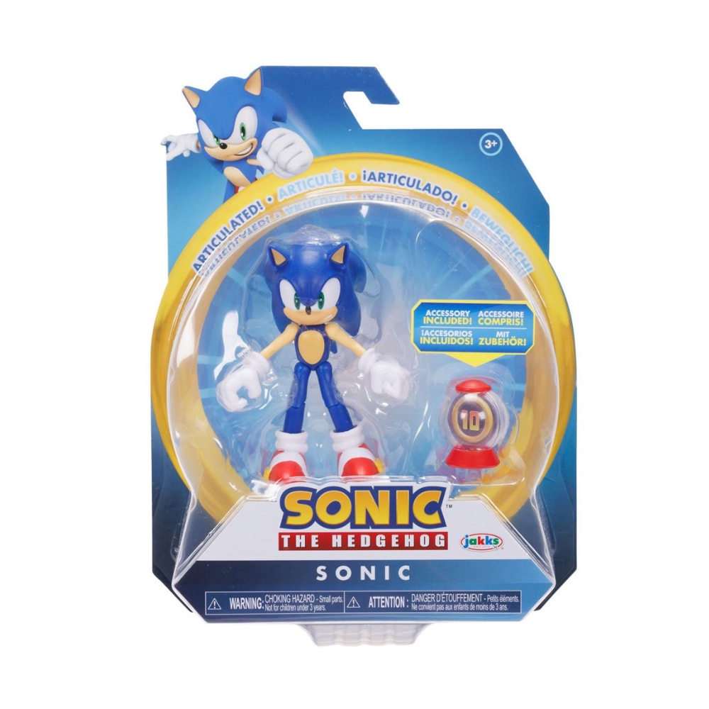Sonic – 10cm Articulated Figures With Accessories – Sonic