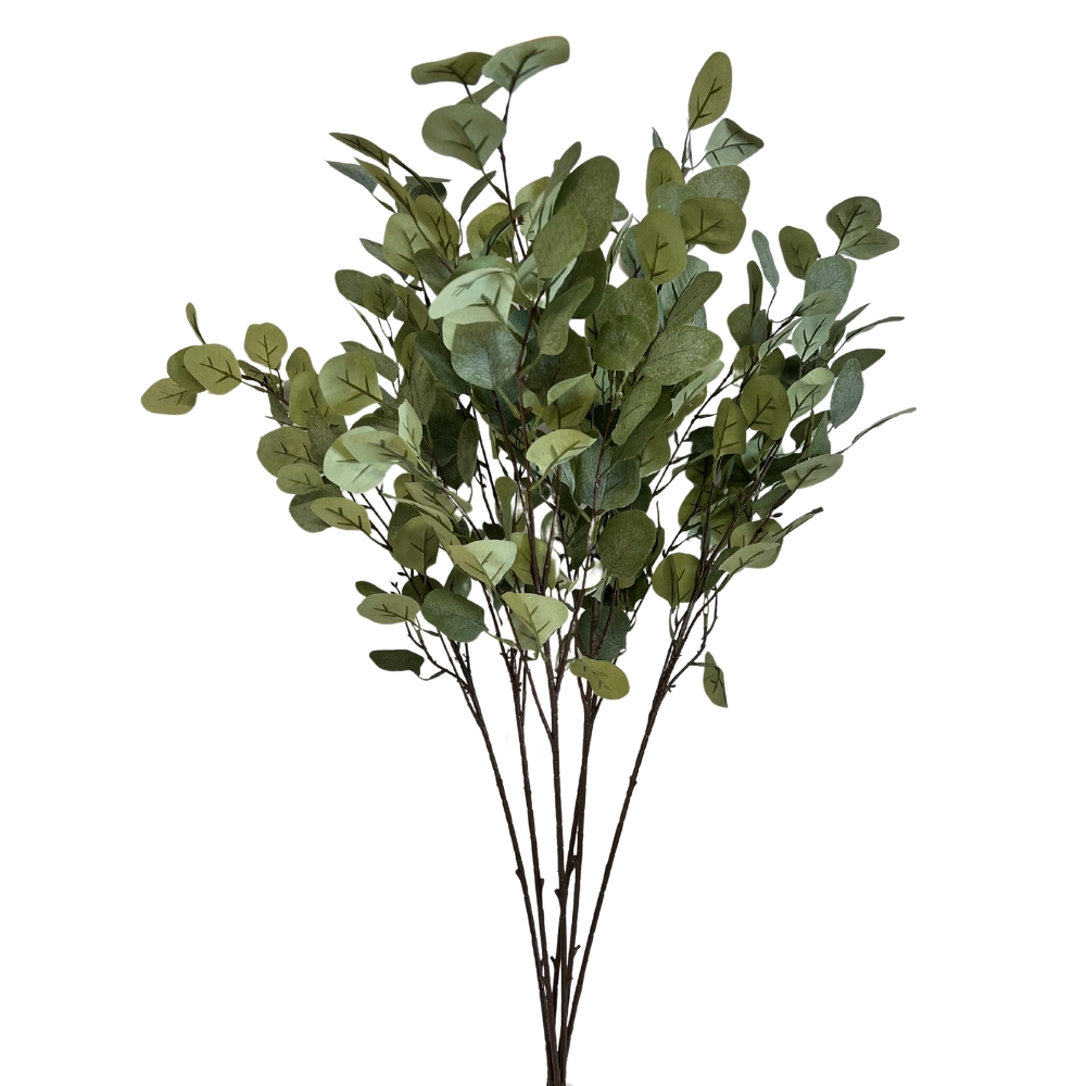 Toolhome Blossoms – Eucalyptus Money Leaf (Pack of 6 Stems) – 89cm