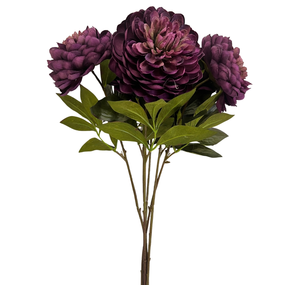 Toolhome Blossoms – Dahlia – Purple (Pack of 6 Stems) – 62cm