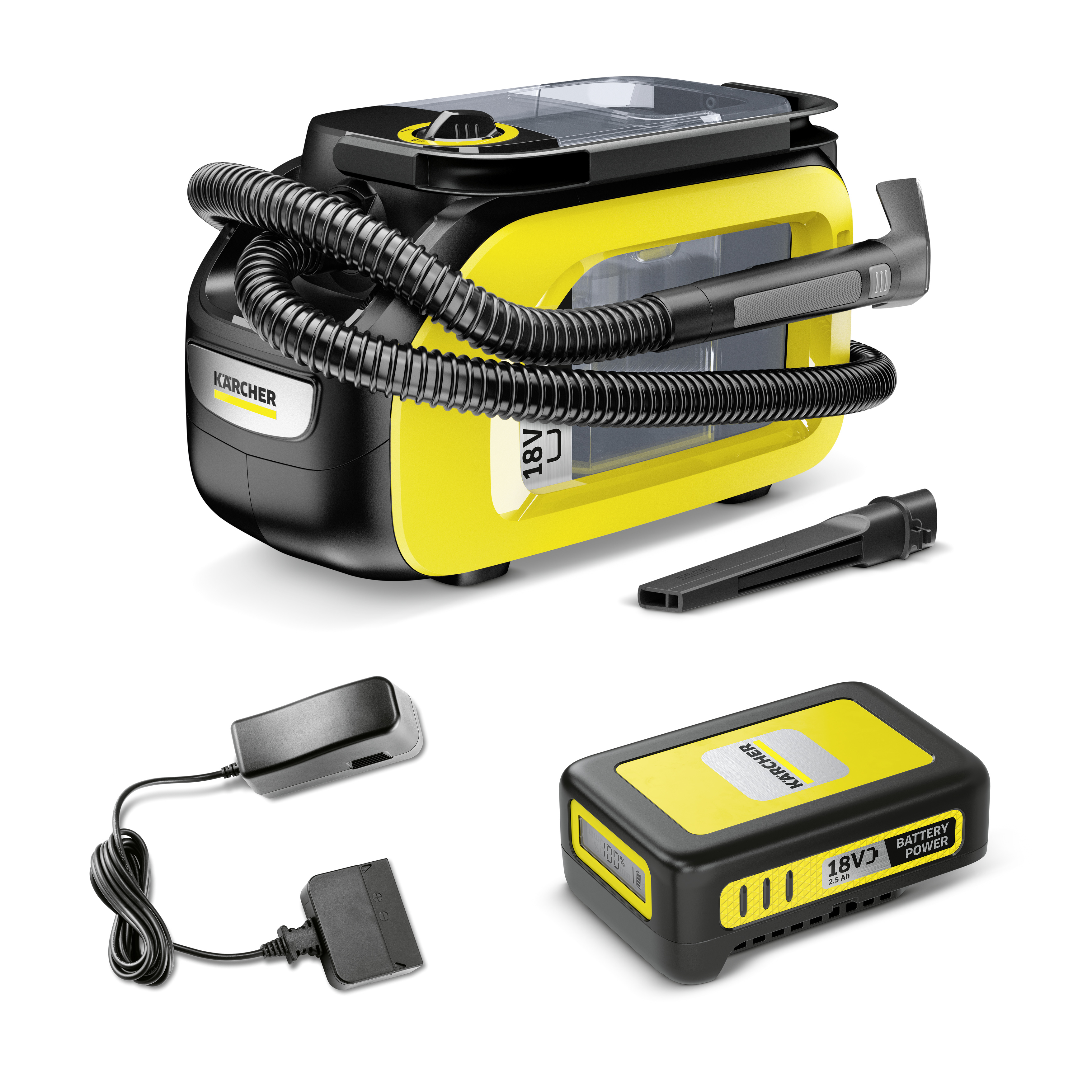 Karcher Battery-Powered Upholstery Cleaner Se 3-18 Compact