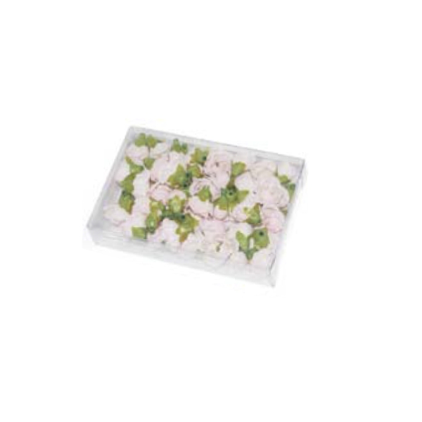 Toolhome Blossoms – Rose Heads Pink Cream (Pack of 6)