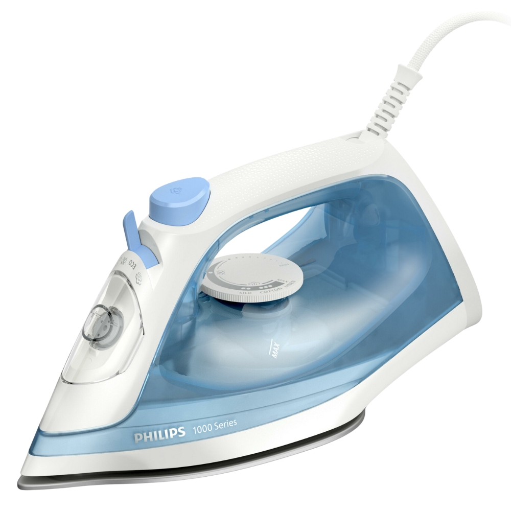 Philips – Blue Steam Iron with Non Stick Sole Plate – DST1030/20