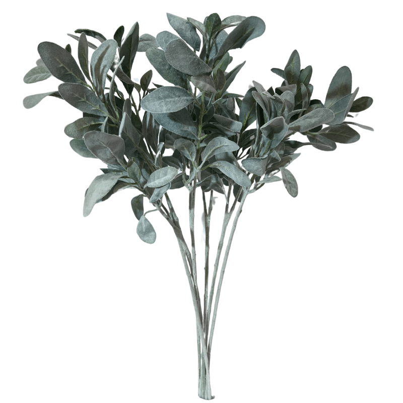 Toolhome Blossoms – Lambs Ear – Grey Green (Pack of 6 Stems) – 71cm