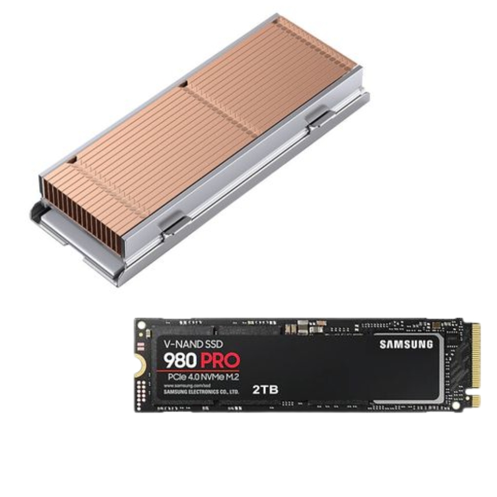 Orico – M.2 SSD Copper Heatsink with Samsung 980 PRO 2TB NVMe M.2 SSD