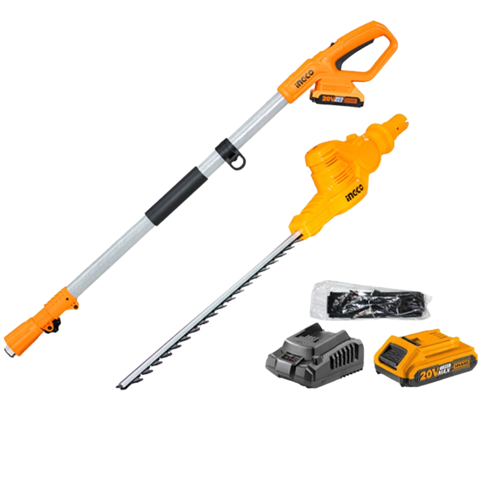 Ingco – 20V Lithium-Ion Pole Hedge Trimmer – 460mm