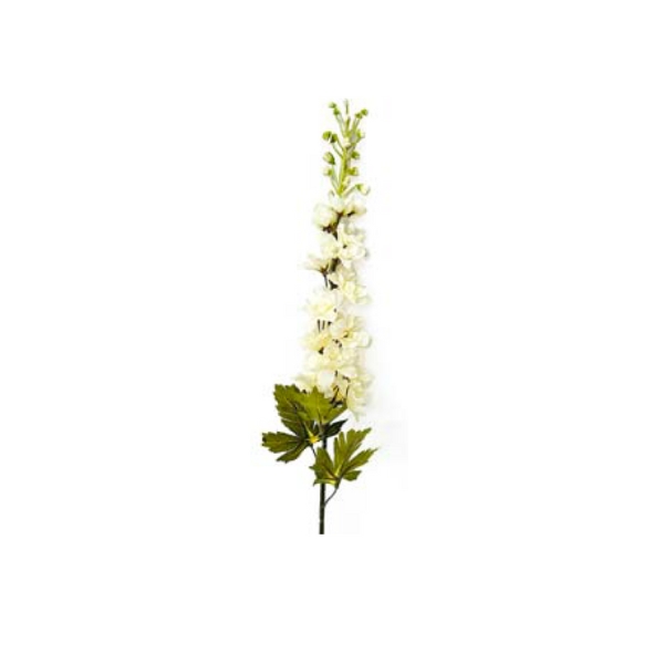 Toolhome Blossoms – Delphinium – Vintage Cream – Pack of 6 – 79cm