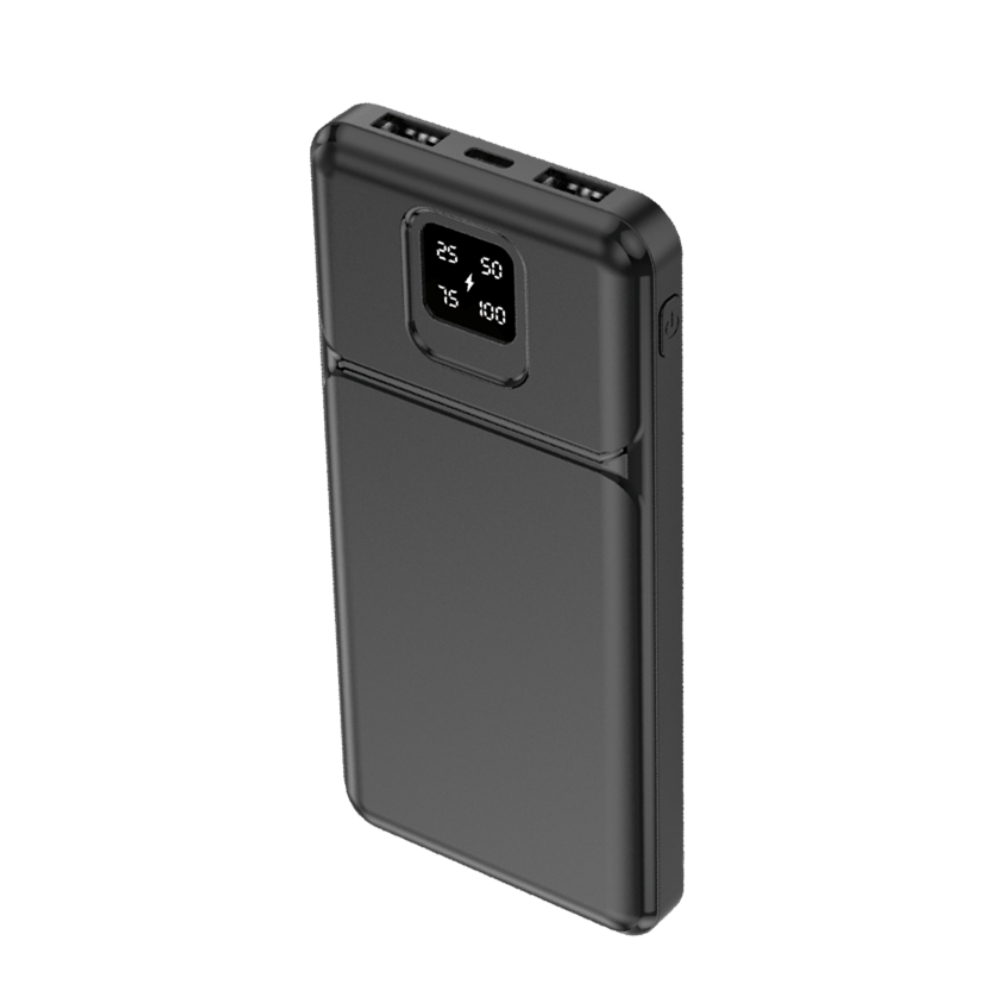Toolhome – 10000mAh Power bank – Black