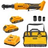 Ingco – 20V Lithium-Ion Drive Ratchet with Accessories and Toolbag Ingco – 20V Lithium-Ion Drive Ratchet with Accessories and Toolbag