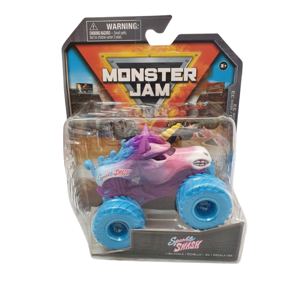Monster Jam – 1:64 Die Cast – Sparkle Smash – 1 Pack