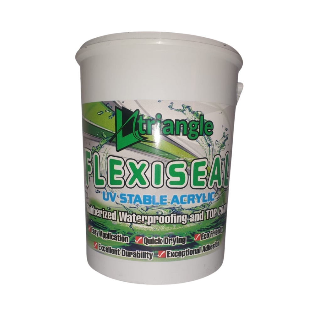 Triangle FlexiSeal – 5L UV Stable Acrylic Rubberized Waterproofing & Topcoat – ChromeGreen