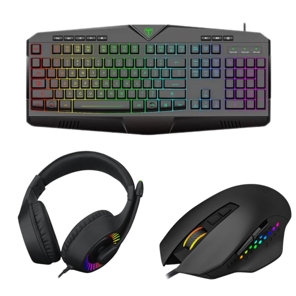 T-Dagger – RGB Gaming Keyboard, RGB Gaming Mouse & RGB Gaming Headset