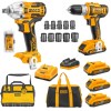 Ingco – Cordless Drill & Impact Wrench with Accessories,Socket Set & bag Ingco – Cordless Drill & Impact Wrench with Accessories,Socket Set & bag