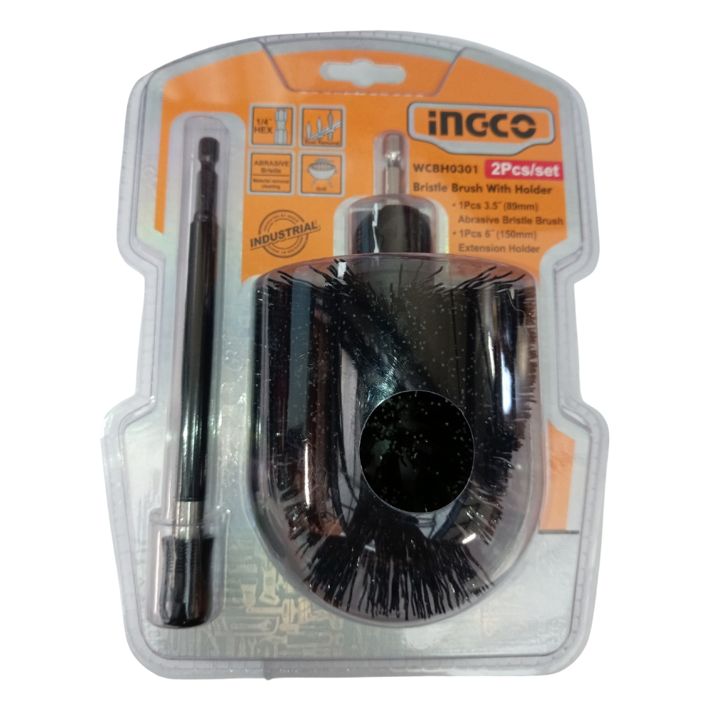 Ingco – Abrasive Bristle Brush With Extension