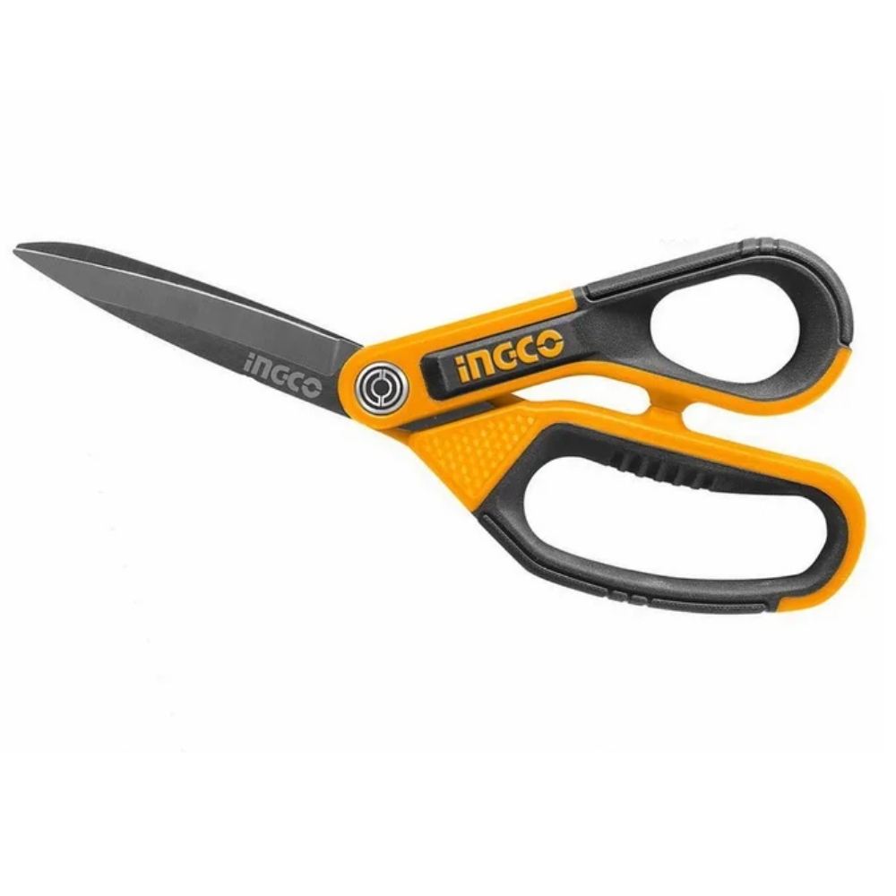 Ingco – Rubber Grip Long-Blade Scissors – 210MM