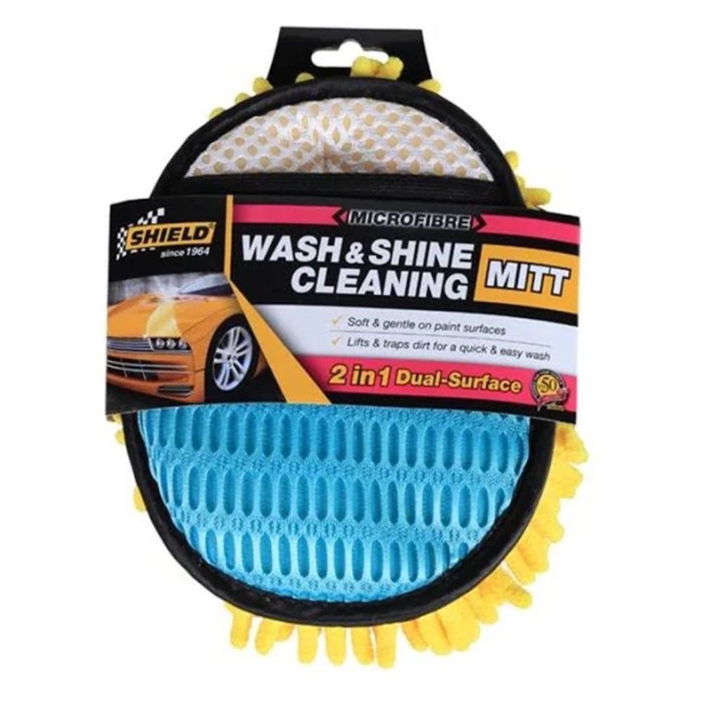 Shield – Microfibre Wash & Shine Cleaning Mitt