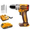 Ingco – Cordless Impact Drill – Compact – 60NM with 2.0Ah Battery & Charger Ingco – Cordless Impact Drill – Compact – 60NM with 2.0Ah Battery & Charger