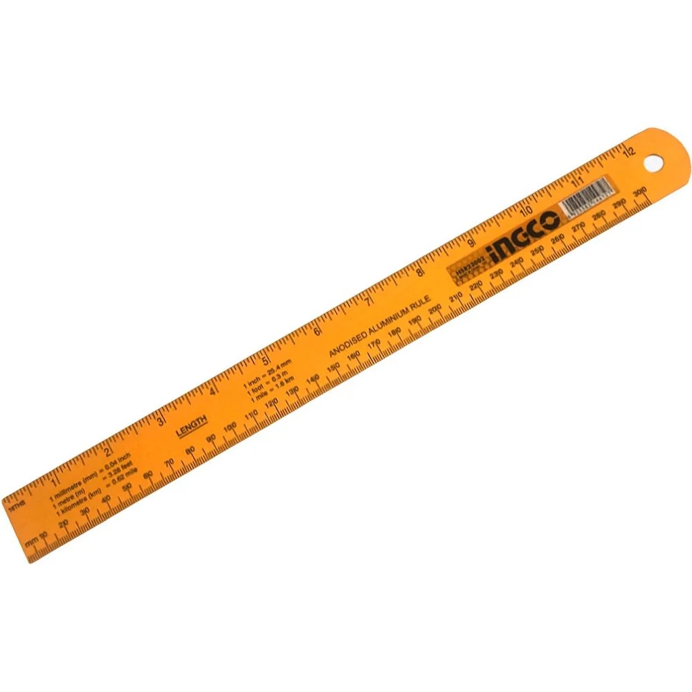 Ingco – Aluminium Ruler – 30CM