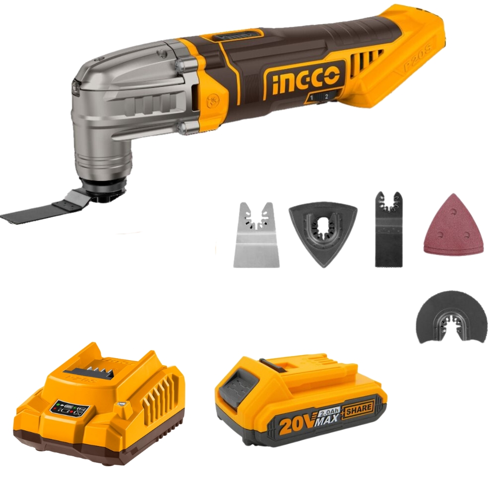 Ingco – Multifunction Tools With 2.0Ah Battery And Charger