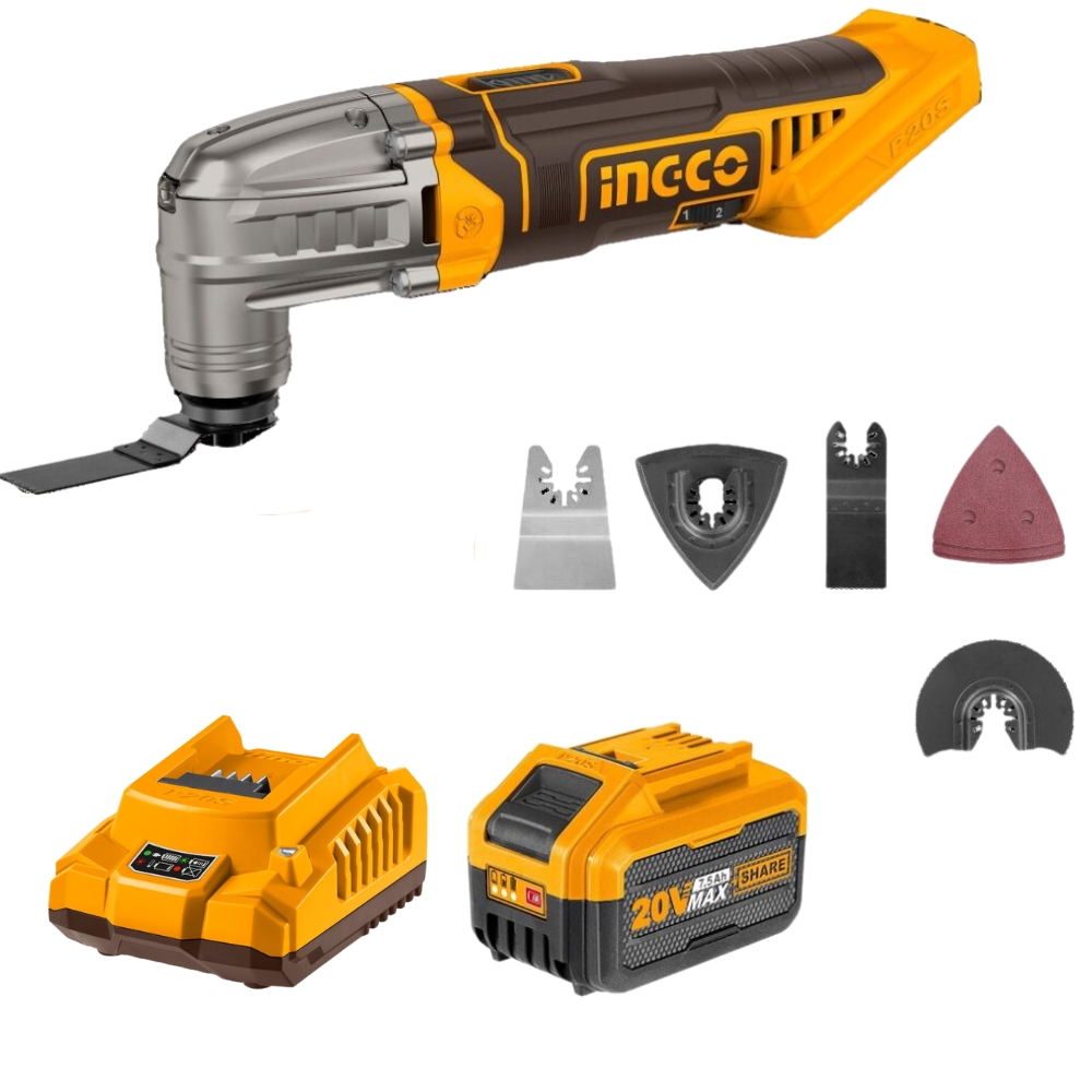 Ingco – Multifunction Tools With 7.5Ah Battery And Charger