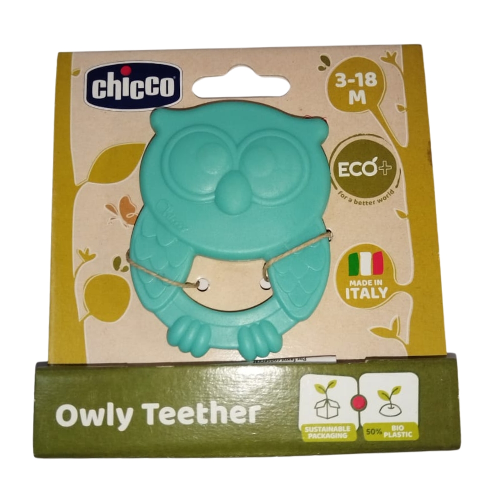 Chicco – Eco + Owly Teether – 3month+ – Blue