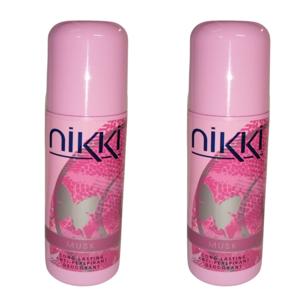 Nikki Long Lasting Anti-perspirant Roll On 50ml – Musk Pack of 2