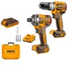 Ingco – Lithium-Ion Impact Driver & Compact Brushless Impact Drill – Combo Ingco – Lithium-Ion Impact Driver & Compact Brushless Impact Drill – Combo