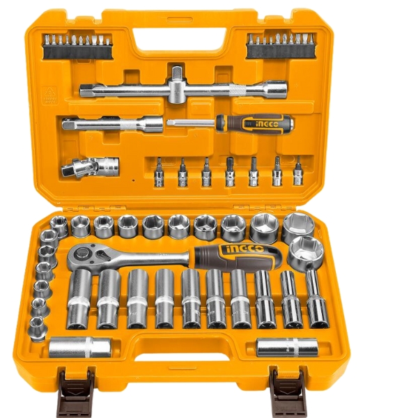Ingco – 62 Piece 1/2 socket set