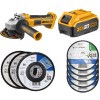 Ingco – Lithium Angle Grinder with 4.0 Ah Combo and Discs -kit Ingco – Lithium Angle Grinder with 4.0 Ah Combo and Discs -kit