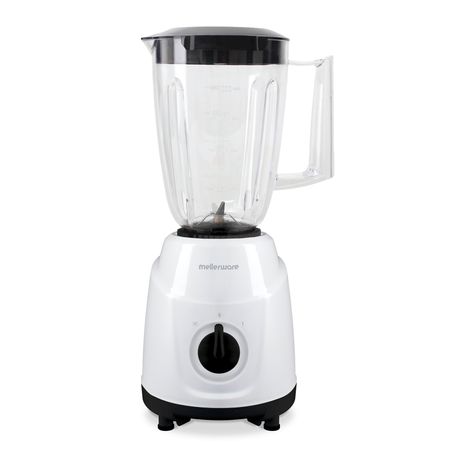 Mellerware White, Black Plastic 1 L Pulse Function Jug Blender