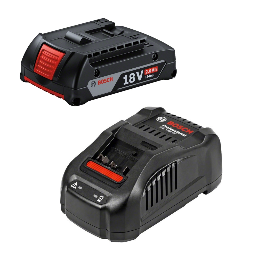 Bosch – Charger with 2.0Ah Battery