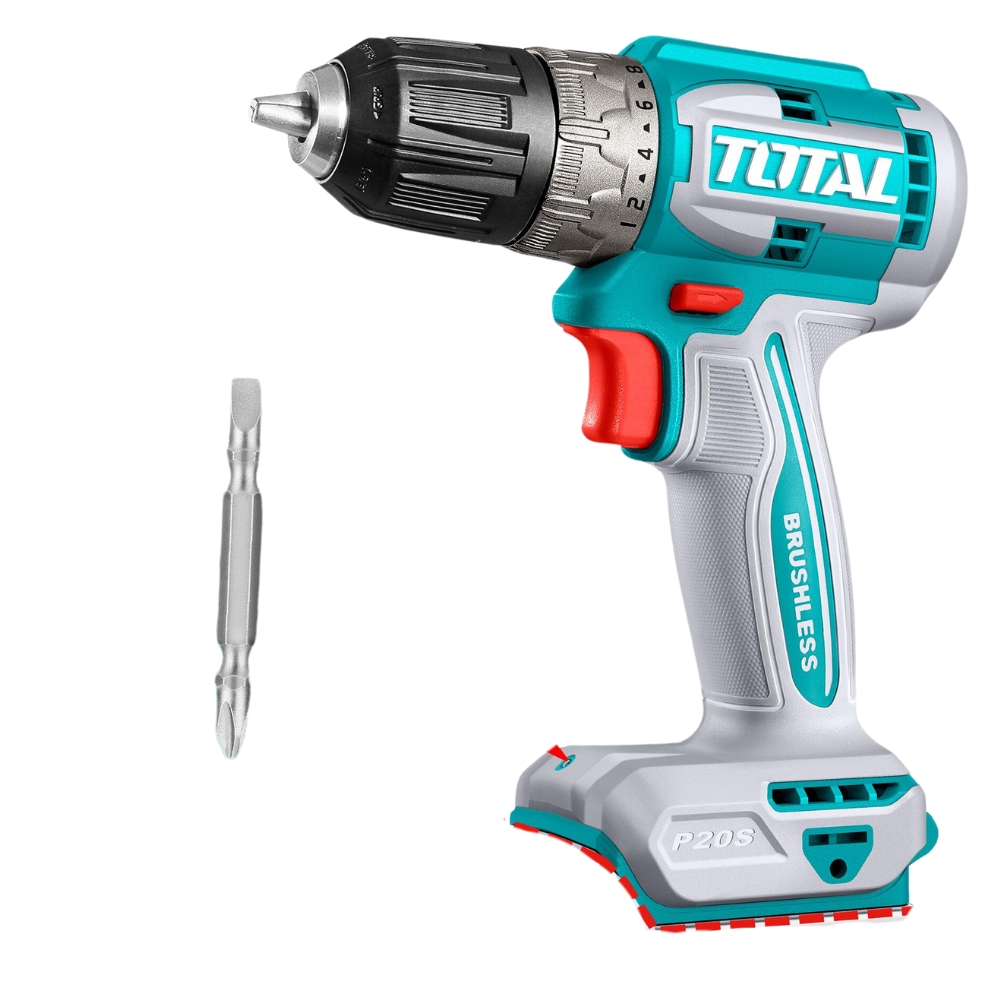 Total Tools – Lithium-Ion Cordless Drill (20V) – 52N.m Unit Only